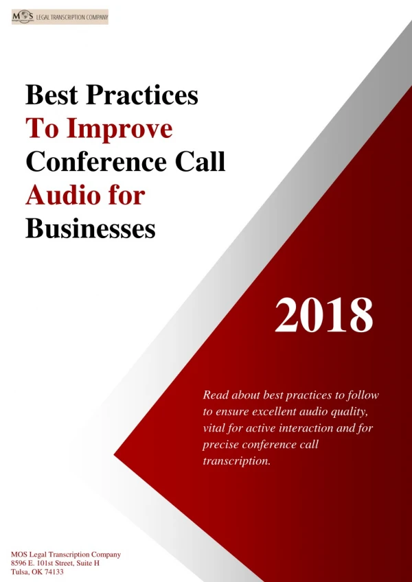 Best Practices to Improve Conference Call Audio for Businesses