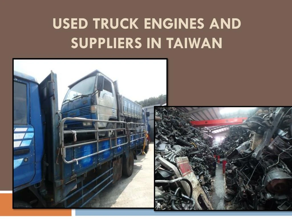 used truck engines and suppliers in taiwan