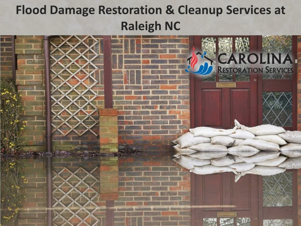 flood damage restoration cleanup services