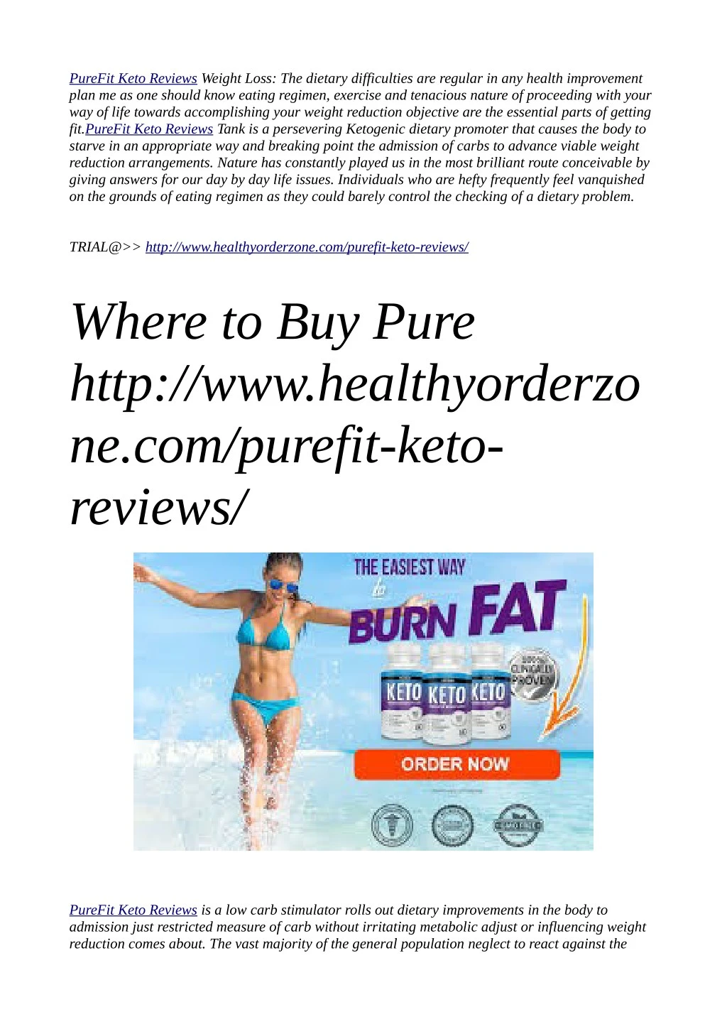 purefit keto reviews weight loss the dietary