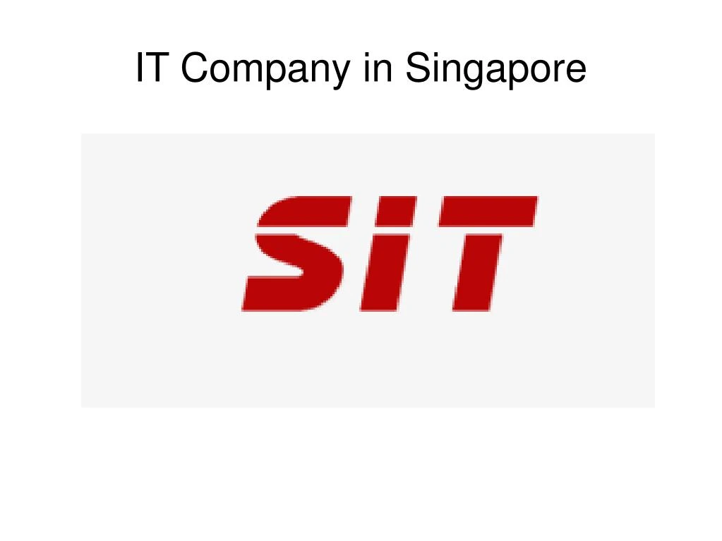 it company in singapore