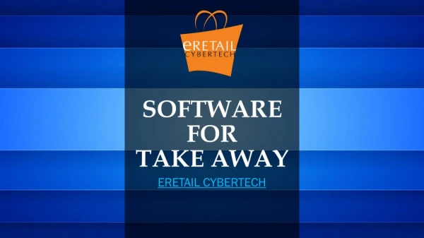 software for take away