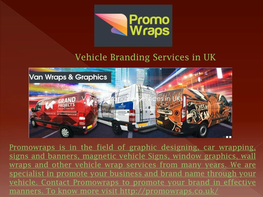 vehicle branding services in uk