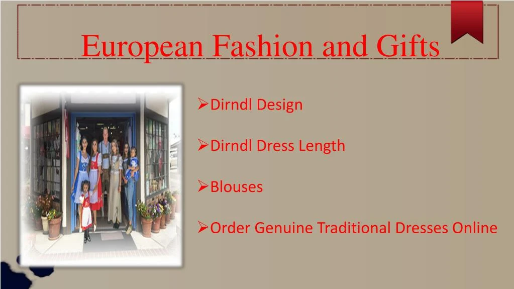 european fashion and gifts