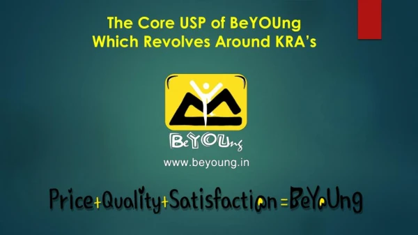 Core USP's of Beyoung - A Fashion Brand