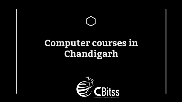 computer courses in Chandigarh