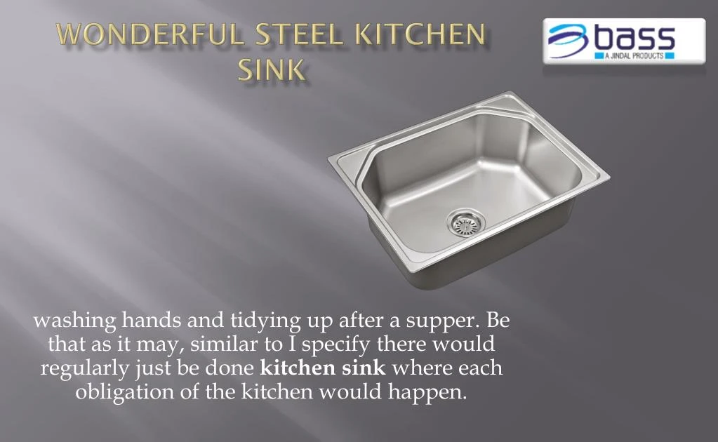 wonderful steel kitchen sink