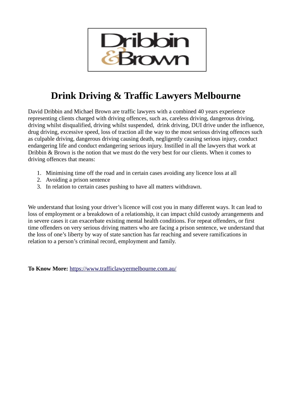 drink driving traffic lawyers melbourne
