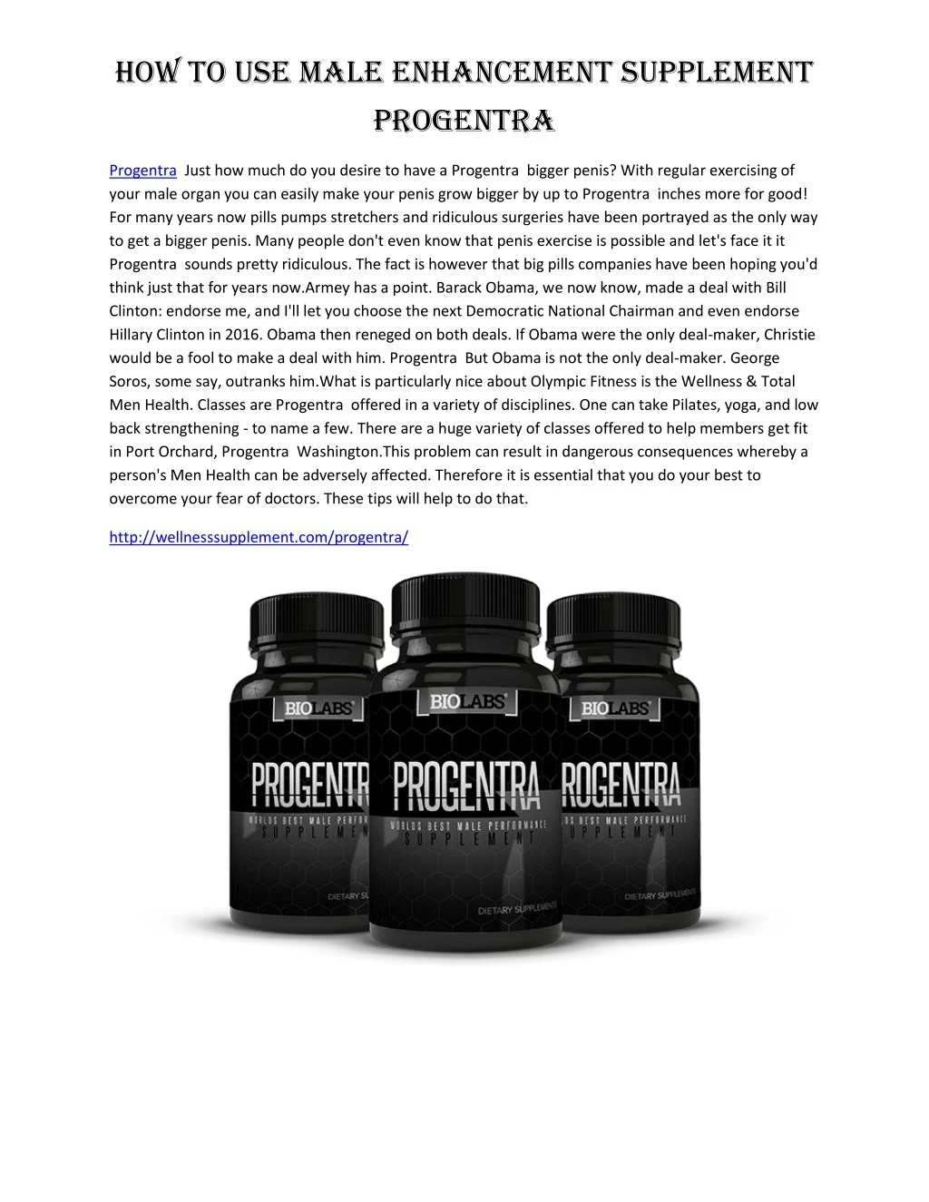 how to use male enhancement supplement progentra