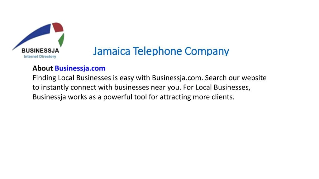 jamaica telephone company