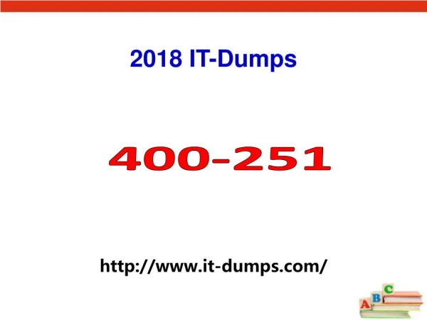 2018 Real Cisco 400-251 Dumps IT-Dumps