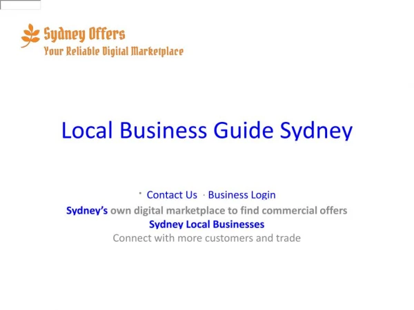 Local Business Guide Sydney