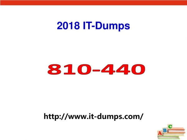 2018 Real Cisco 810-440 Dumps IT-Dumps