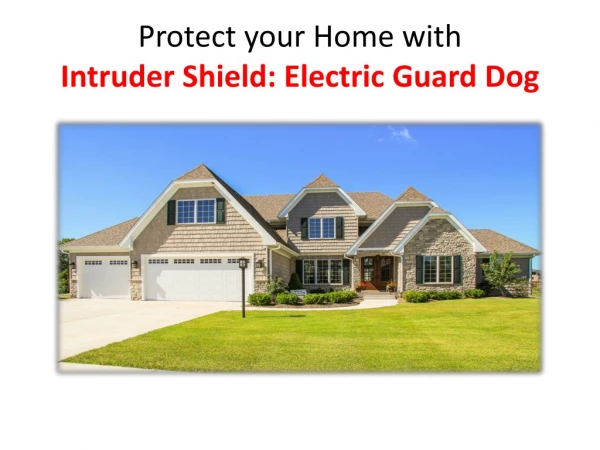 Home alarm Systems | Intruder Shield
