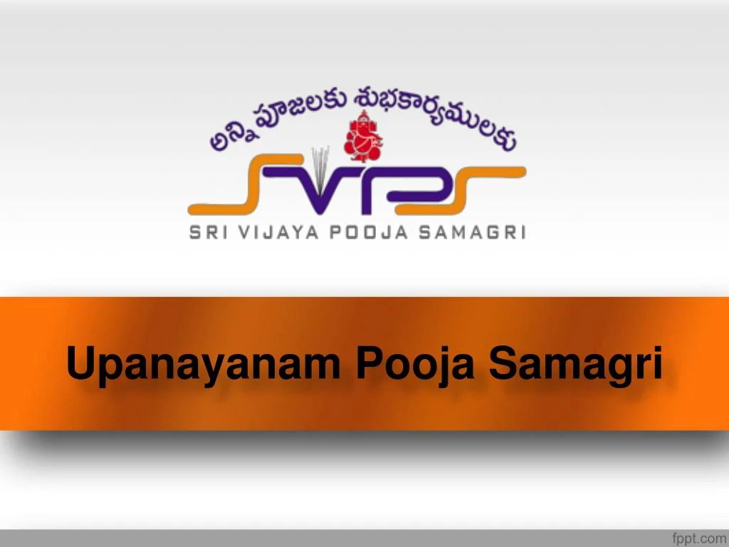 upanayanam p ooja samagri