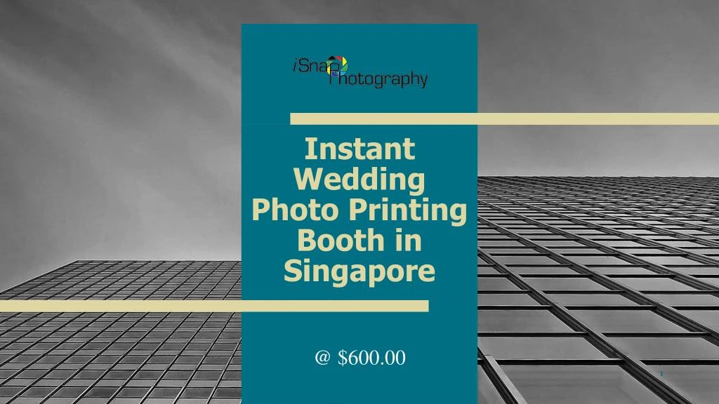 instant wedding photo printing booth in singapore