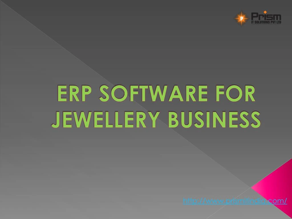 erp software for jewellery business