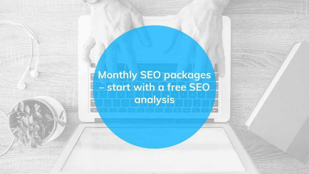 monthly seo packages start with a free seo analysis
