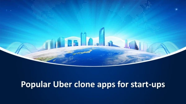 Popular Uber clone apps for start-ups