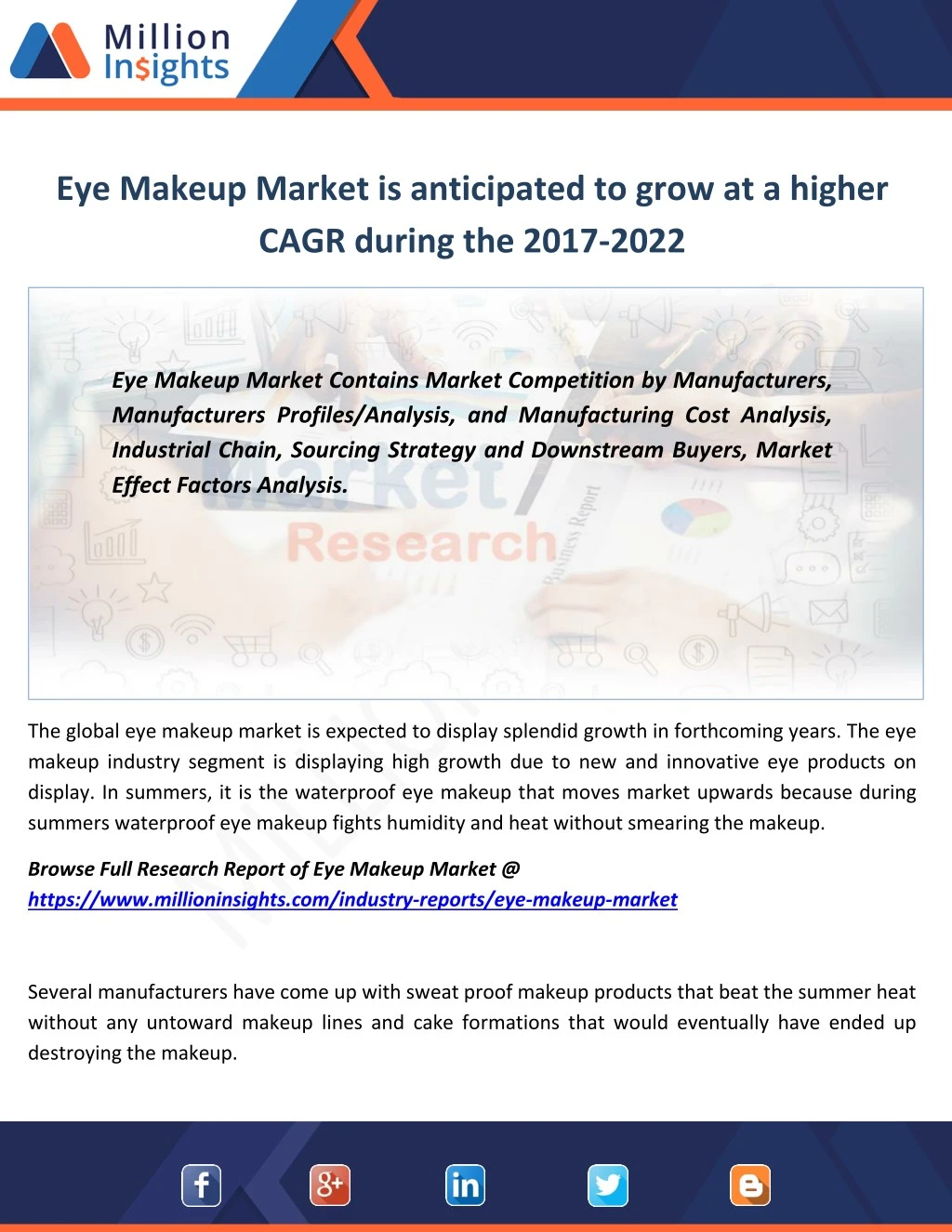 eye makeup market is anticipated to grow