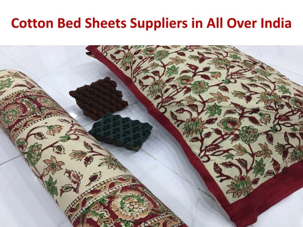 cotton bed sheets suppliers in all over india