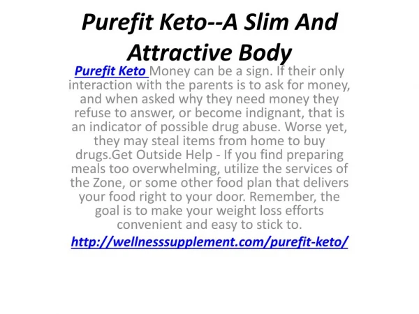 Purefit Keto--An Easy Technique Eliminate Weight