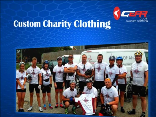 Get Custom Charity Clothing from Gear Club Ltd