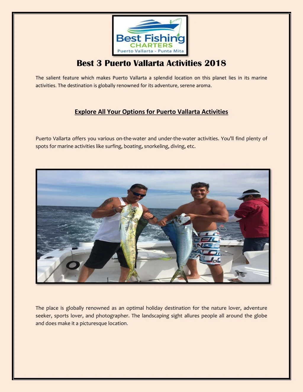 best 3 puerto vallarta activities 2018