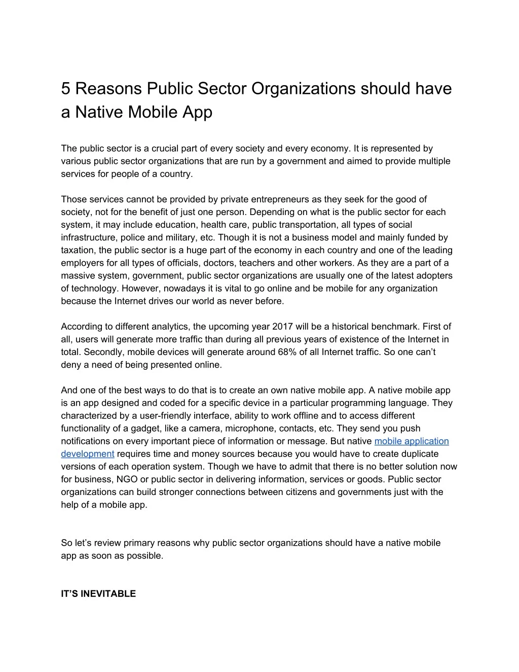 5 reasons public sector organizations should have