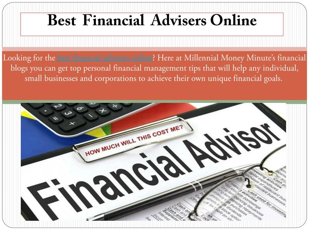 best financial advisers online