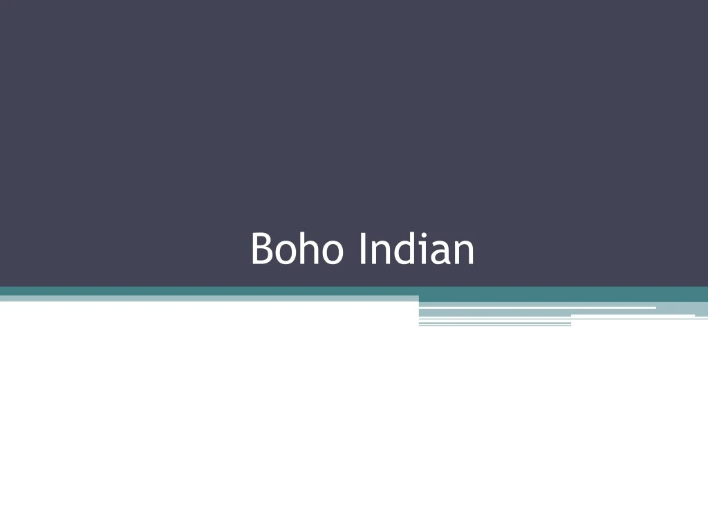 boho indian