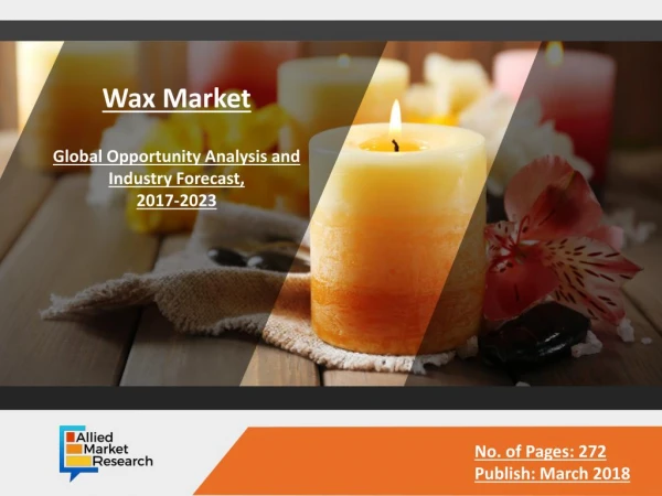 Wax Market Size is Set to Grow at a Remarkable Pace in the Coming Years