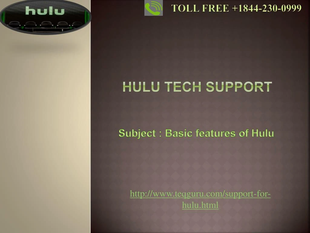 hulu tech support
