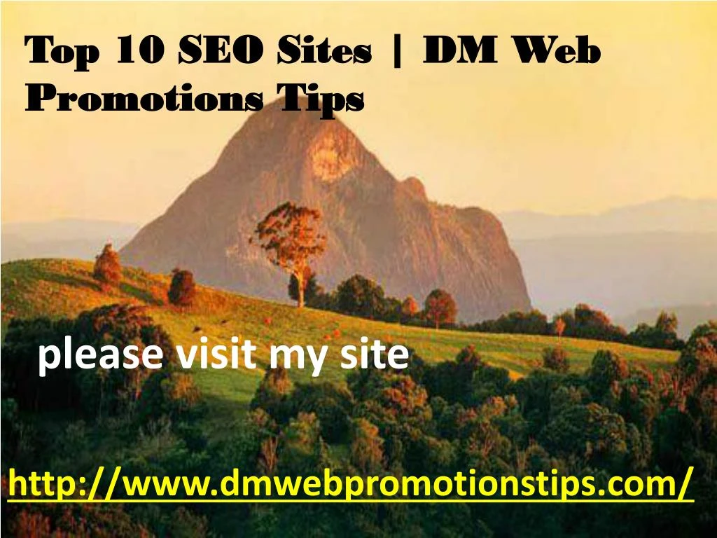 http www dmwebpromotionstips com