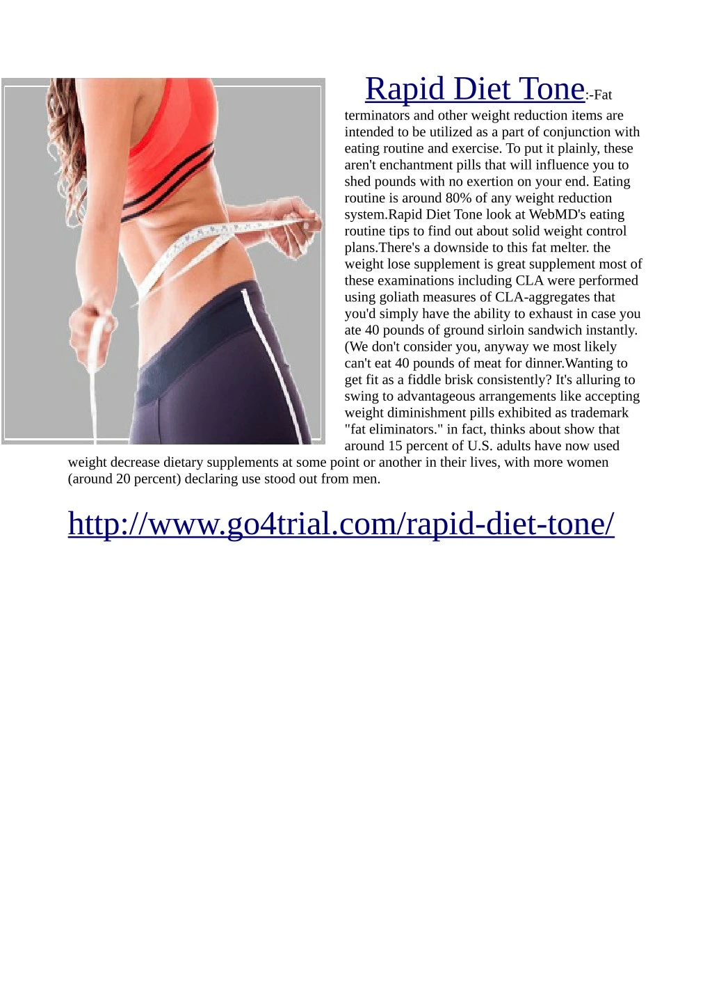 rapid diet tone fat terminators and other weight