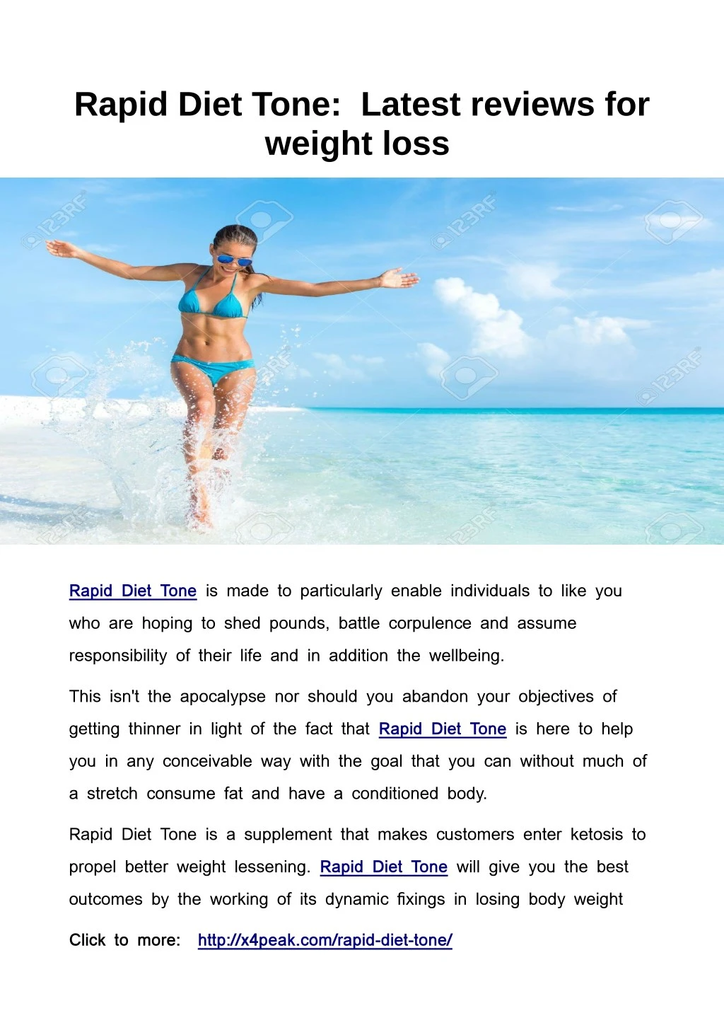 rapid diet tone latest reviews for weight loss