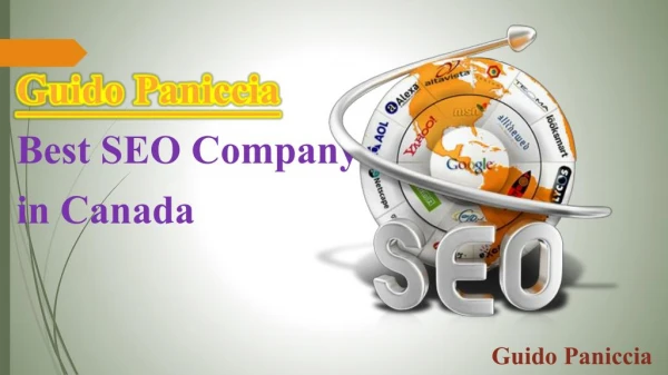 Guido Paniccia Best SEO Company in Canada