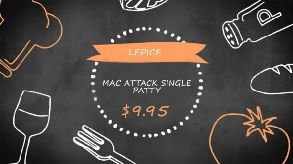 Mac Attack Single Patty - Lepice