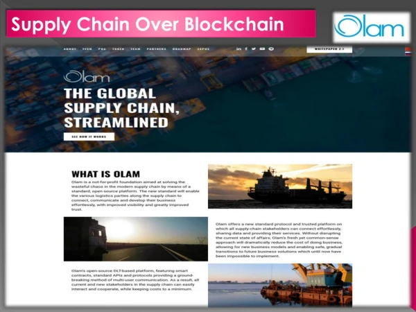 Supply Chain Over Blockchain