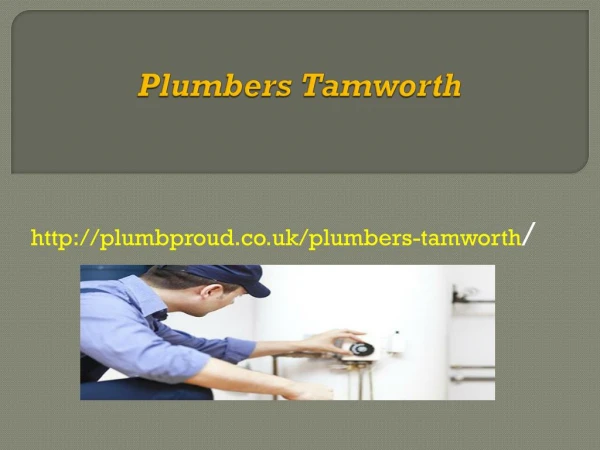 Plumbers Tamworth