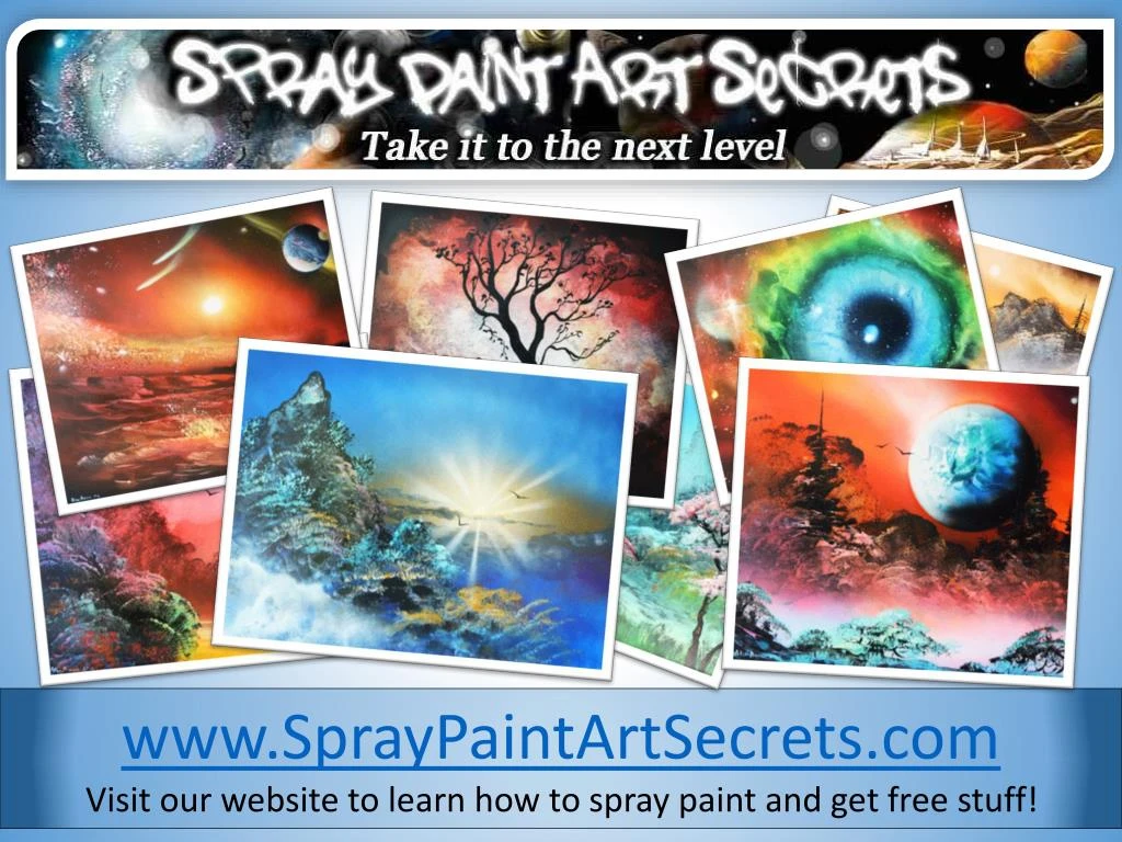 www spraypaintartsecrets com visit our website