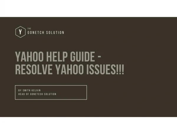 Yahoo Help Phone Number - Updated | Resolve Yahoo Issues!!!