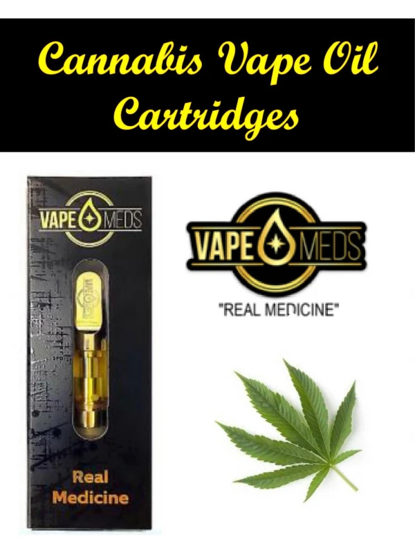 Cannabis Vape Oil Cartridges