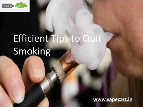 Efficient tips to quit smoking