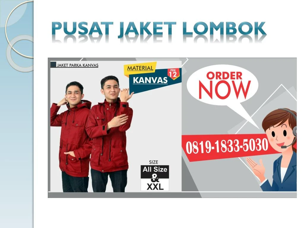 pusat jaket lombok