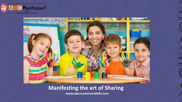 Manifesting the art of Sharing