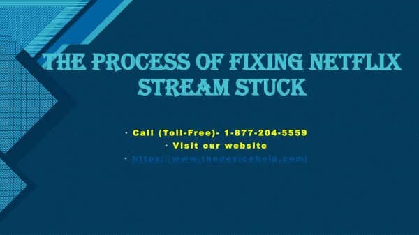 The Process Of Fixing Netflix Stream Stuck