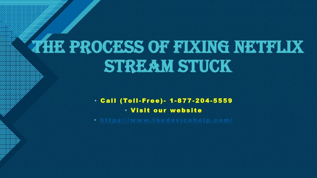 the process of fixing netflix stream stuck