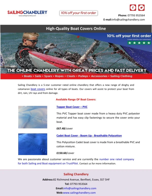 High-Quality Boat Covers Online