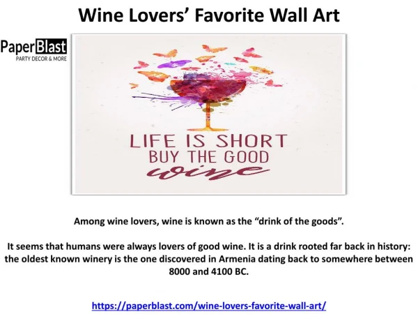 Wine Lovers’ Favorite Wall Art